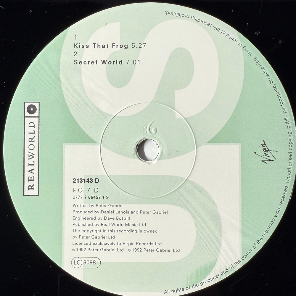 Peter Gabriel - Us 2LP (Европа 1992г.)