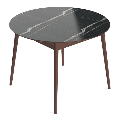 Стол Мальме 2 пластик 1000х1000 (+300) Столешница 3124 Азул; Белый; Орех; Орех