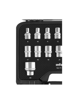 Набор торцевых безударных головок Inforce (1/2; 8-32 мм) 11-01-260