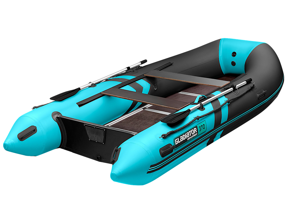 Лодка ПВХ Gladiator Light B370 с фанерным полом -