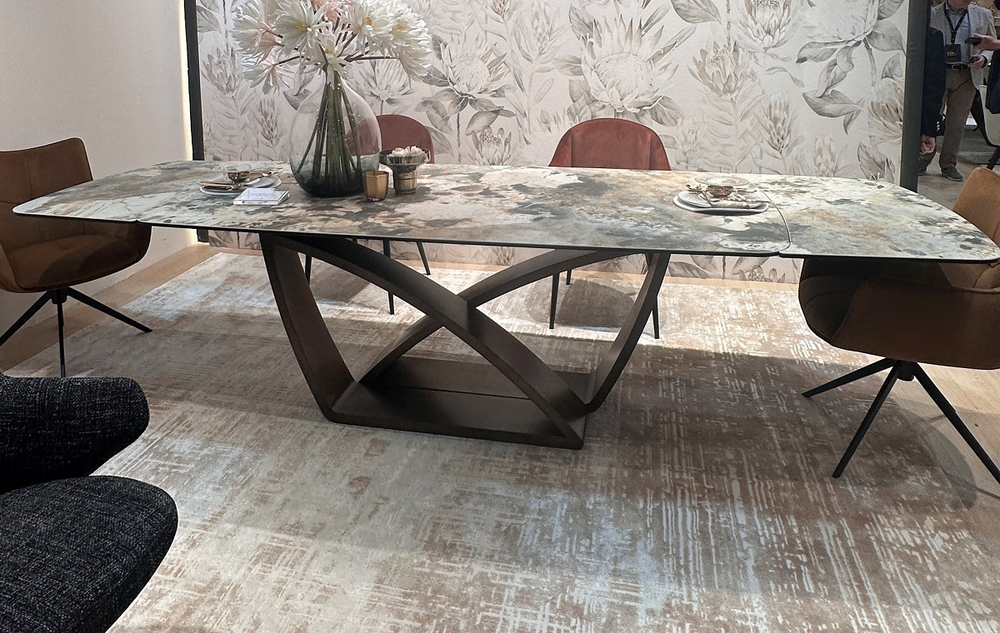 Стол М-City DISAUR Алонсо (Alonso) 200 Tl-137, Испанская керамика, Медный каркас