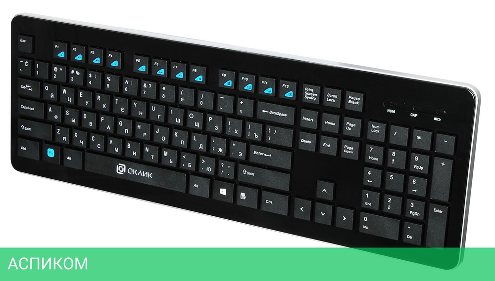 Клавиатура Oklick 870S черный