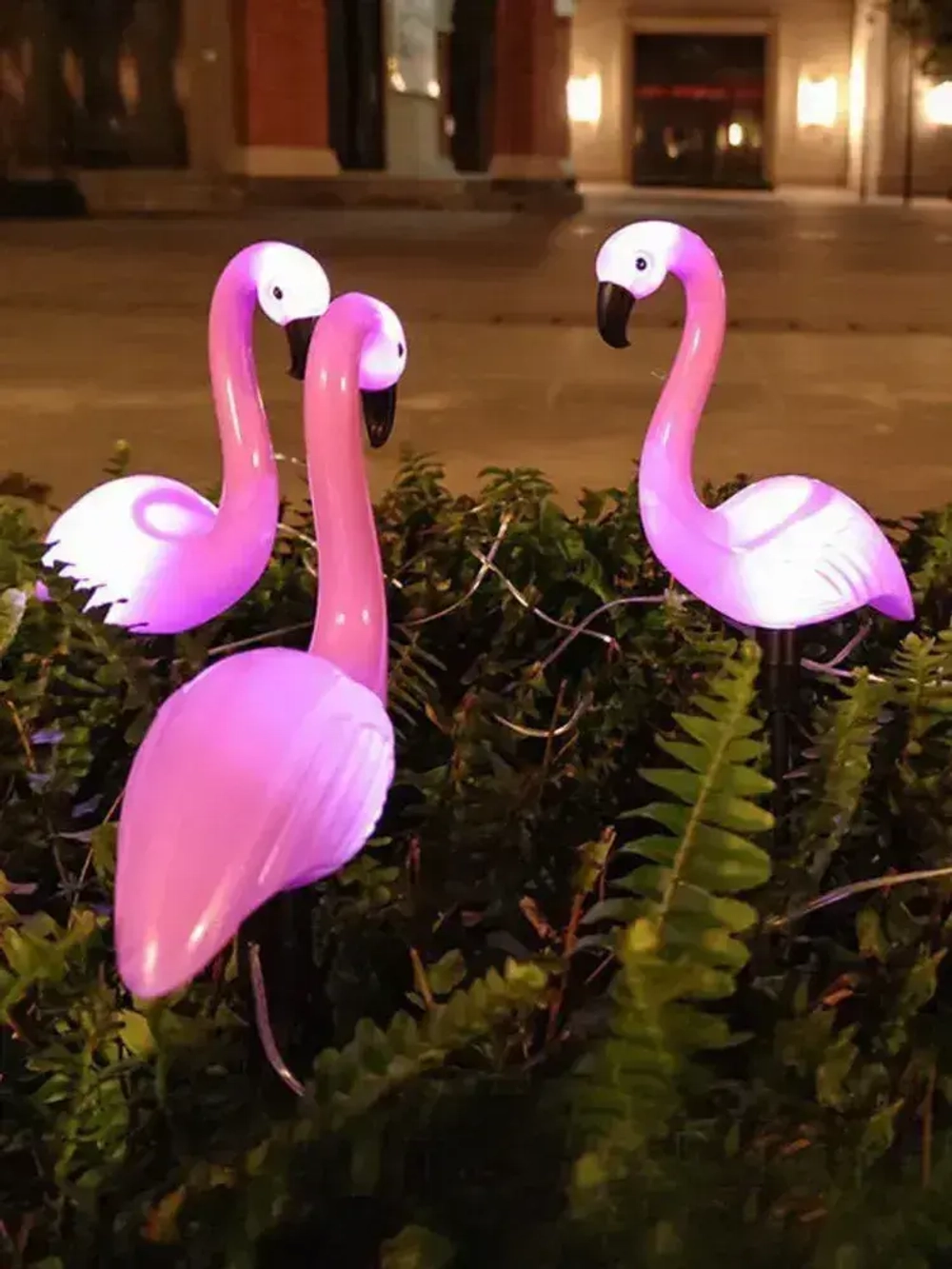 Светильник уличный на солнечной батарее Фламинго