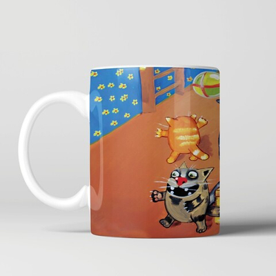 Кружка "Раз, два, три..."