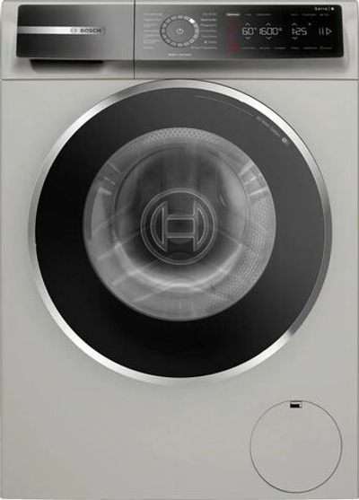 Стиральная машина BOSCH WGB2560XME Serie 8, серебристая