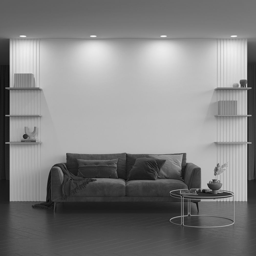 Встраиваемый светильник Maytoni Gyps Modern DL002-1-01-W