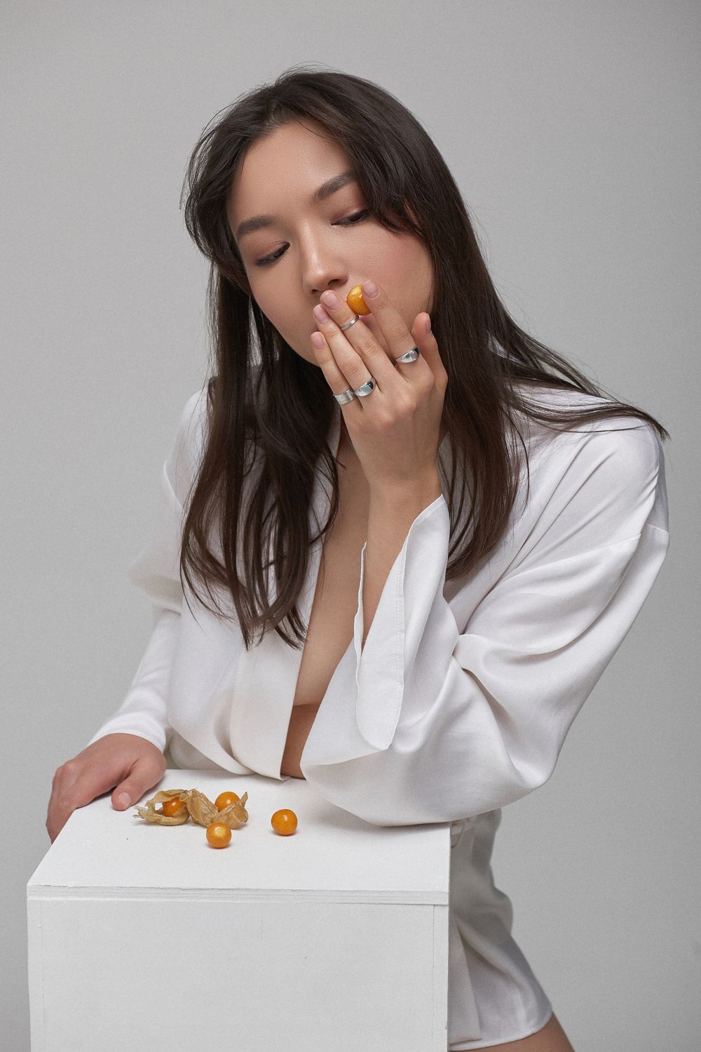 Кольцо Base 8 мм, матовое