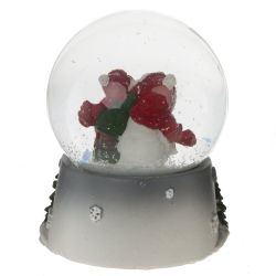 GAEM Фигурка декоративная "Снеговик" в стекл шаре, L7 W7 H8,5 см, 2в.