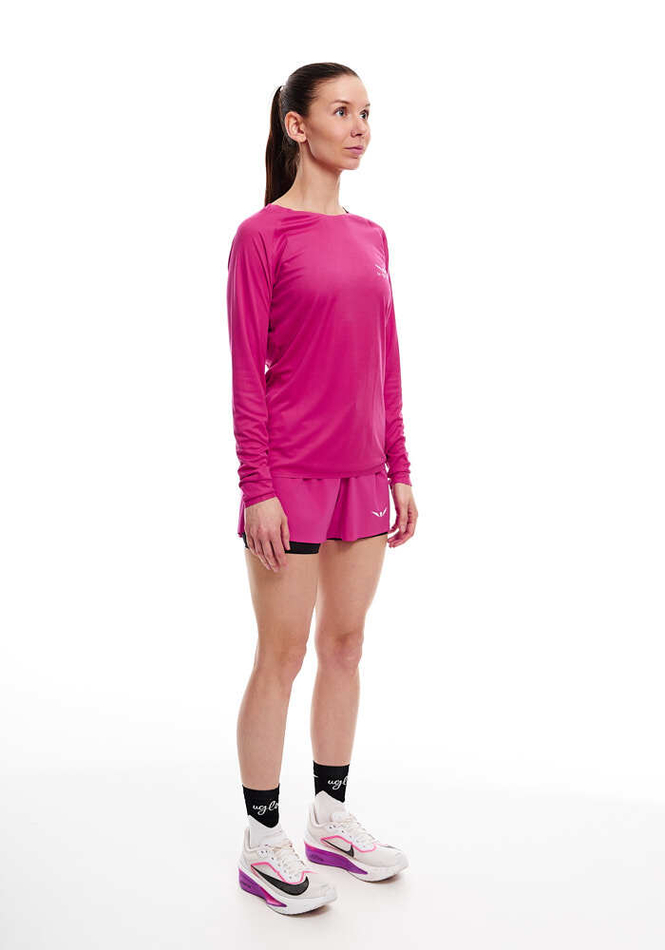 ЛОНГСЛИВ ЖЕНСКИЙ LONG SLEEVE TEE MICRO RIP STOP | PURPLE
