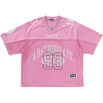 A Bathing Ape Line Camo Multi Logo Relaxed Fit Football Jersey розовый