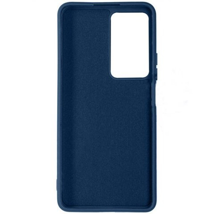 Накладка Samsung A33 5G силикон матовый синий Soft Case Zibelino