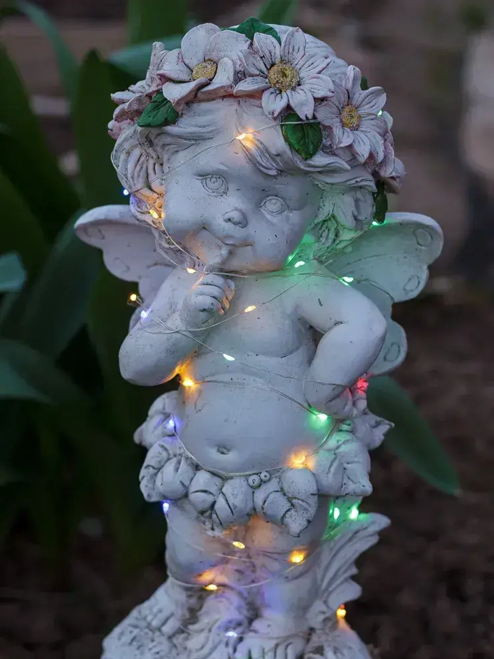 Светодиодная гирлянда садовая "Роса" на солнечной батарее, ARTSTYLE, CL-SS32M, 100 светодиодов, 9,9м, мультицвет.