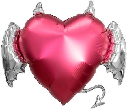 Сердце "С крыльями и рожками"