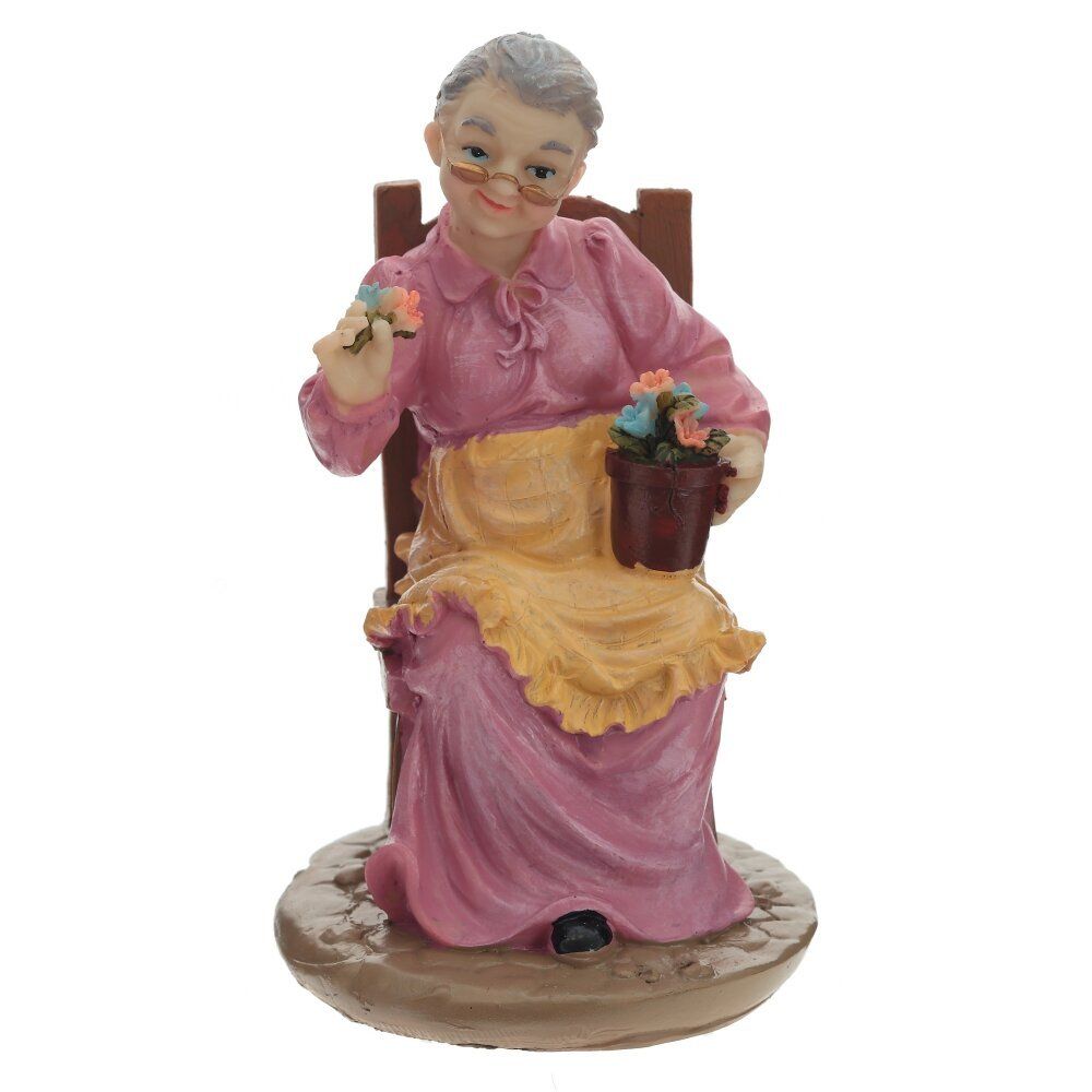 GAEM Фигурка декоративная "Бабушка/Дедушка", L10 W10 H16,5 см, 2в.