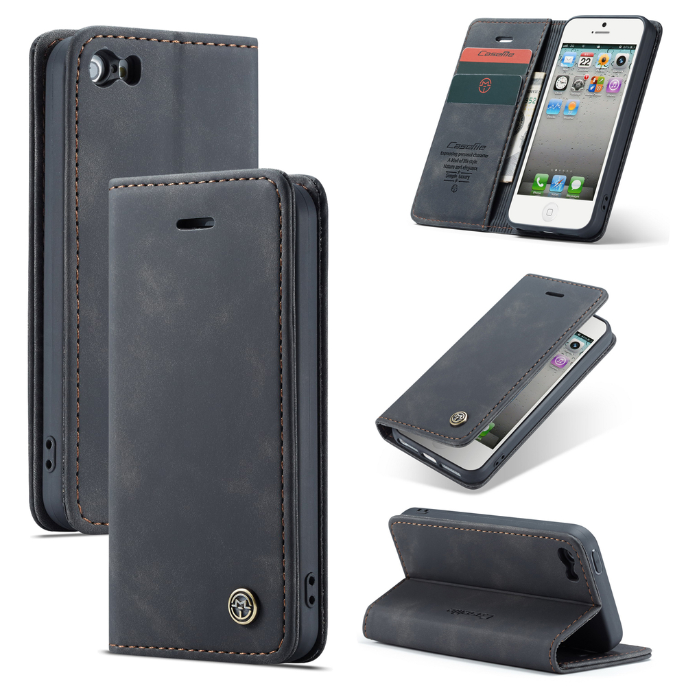 Чехол-книжка CaseMe Matte iPhone 5 / 5S / SE