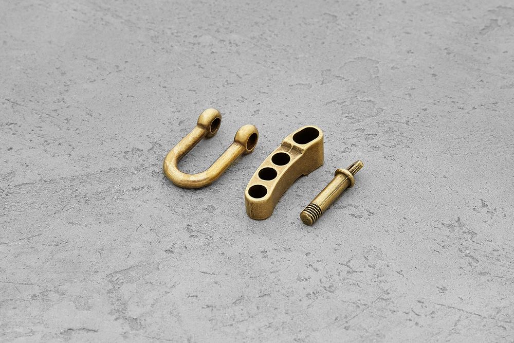 Застежка с регулировкой D-образная 19x40мм (антик)