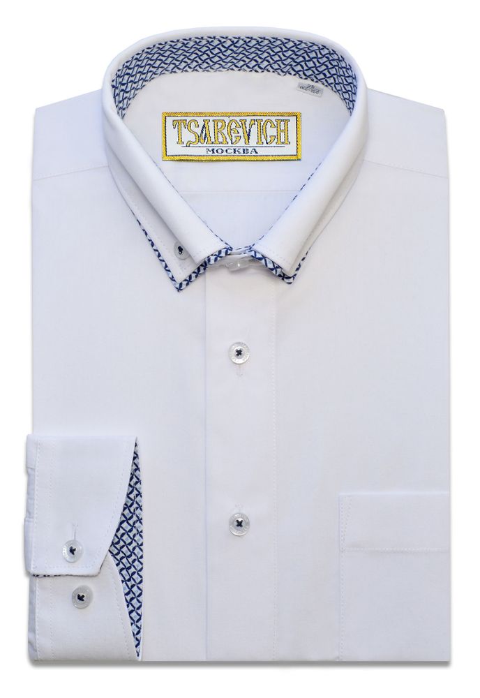Праздничная сорочка TSAREVICH, цвет белый