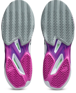 Мужские кроссовки теннисные Asics Solution Speed FF 4 Clay - white/digital sakura