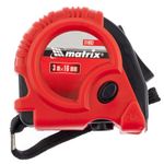 Рулетка 3 м х 16 мм, Rubber, обрезиненный корпус Matrix, 31003