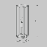 Ландшафтный светильник Maytoni Cell O452FL-01GF1