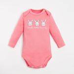 Боди с дл. рукавом "Зайчик", рост 80-86 см, розовый 7711030 (Крошка Я)