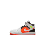 Кроссовки Air Jordan 1 Mid PS Notebook Crimson Volt White Kids