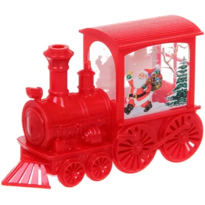 Сувенир с подсветкой «Волшебный паровозик» 8*5*14 см, Красный (работает от батареек LR44*3)