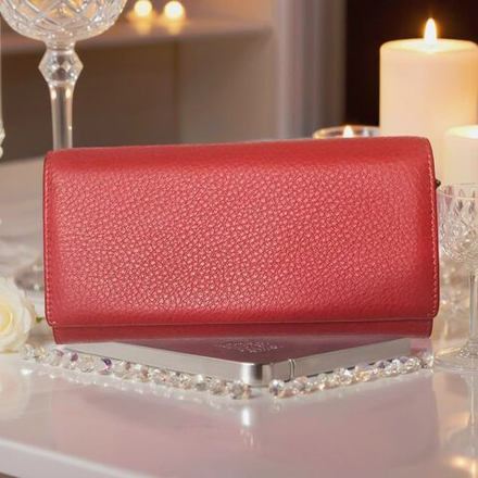 Компактный кошелек натуральная кожа