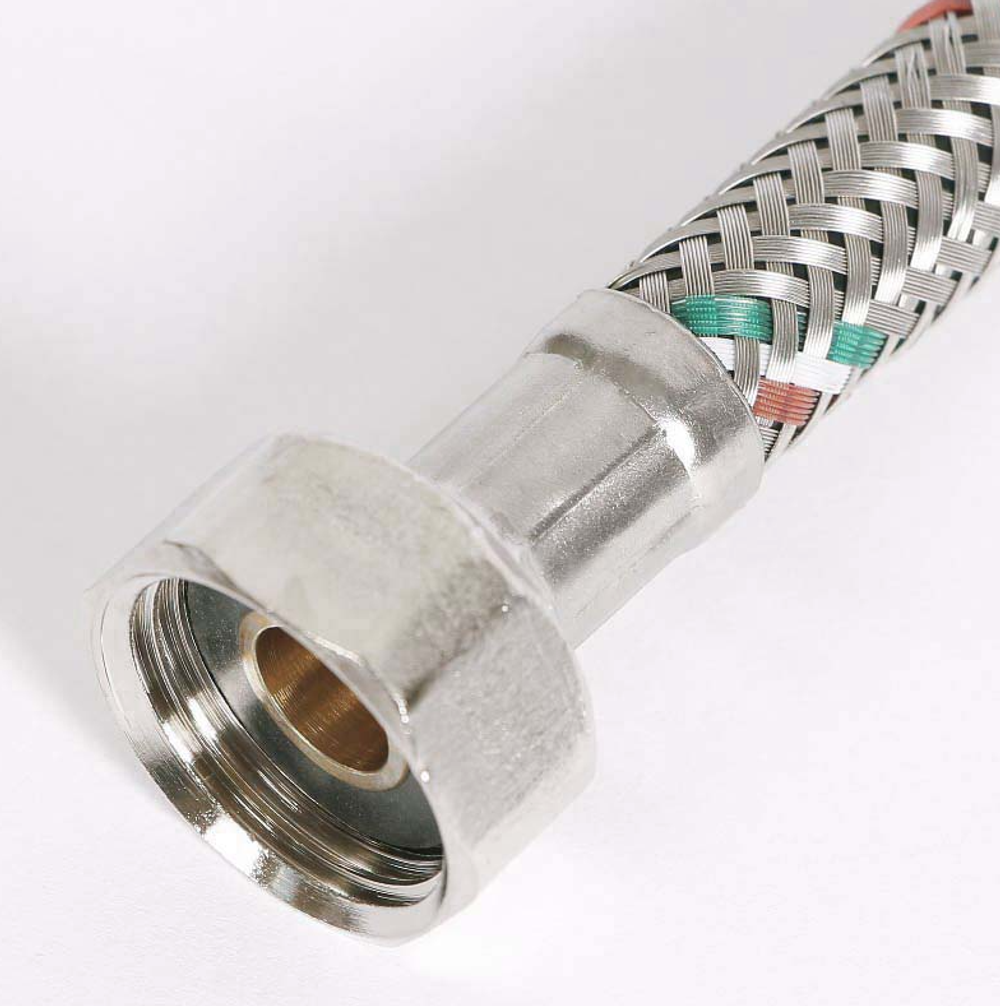 Подводка гибкая НВ 1/2" 150 см DN 8 оплётка из нерж. стали Uni-Fitt (501S2015)