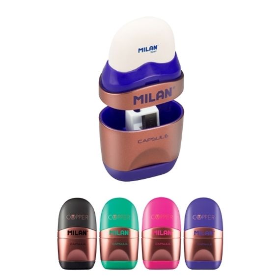 Pozan və qələmyonan \ Ластик-точилка  ERASER+SHARPENER CAPSULE COPP