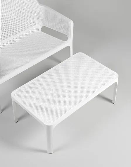 Журнальный столик Net Table 100х40 см белый