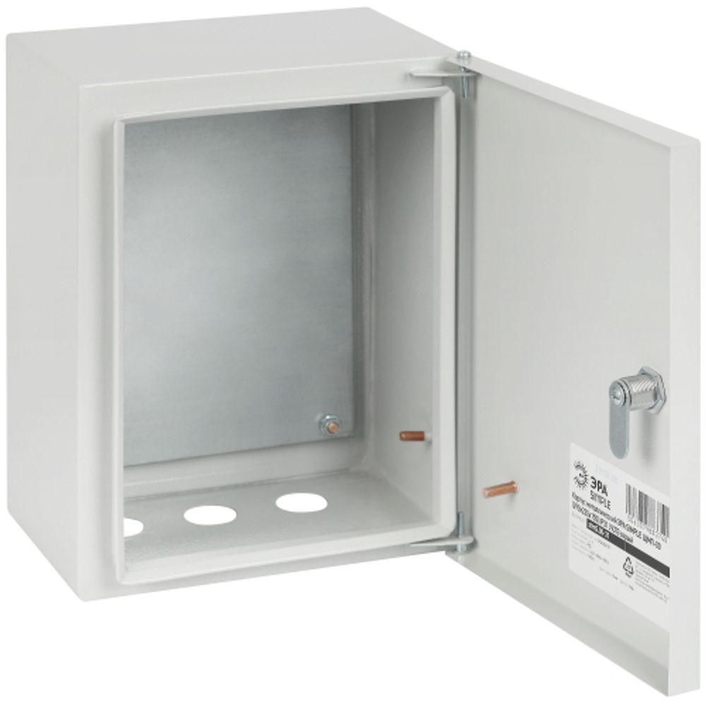 Корпус металлический ЭРА SIMPLE ЩМП-00 (290х220х155) IP31 УХЛ3 серый | Электротовары