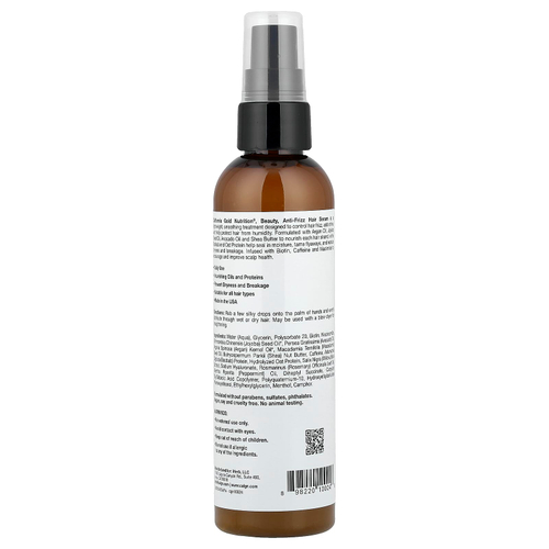 California Gold Nutrition, Beauty, сыворотка для волос против пушения, биотин, розмарин и мята, 118 мл (4 жидк. унции)