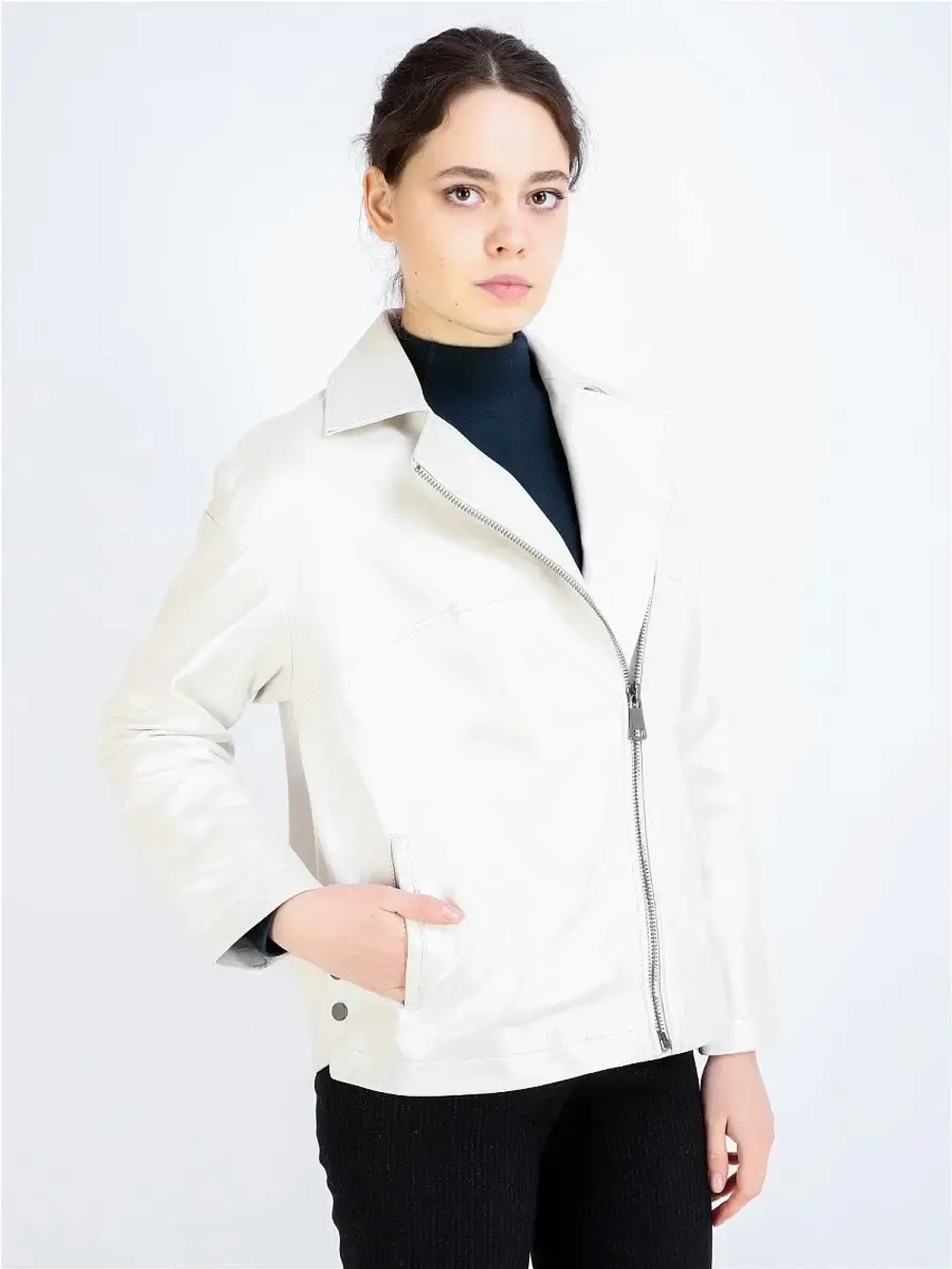 Женская кожаная куртка/натуральная кожа/косуха/Турция