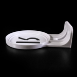 Настенный кронштейн-полка для Яндекс станций (Алиса) Лайт 2, белый, 3D печать, совместимость YNDX-00026