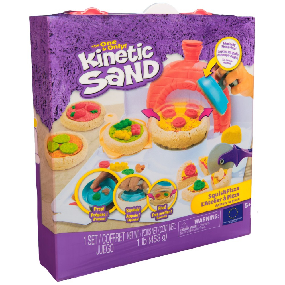 Kinetic Sand - Кинетический песок PIZZA 453 г + аксессуары 6072551