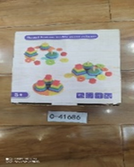 Развивающая игрушка деревянная Сортер на гвоздиках 3 элемента, основа пазл, коробка C-41686