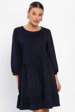 Платье бохо трикотажное Млада (темно-синее) П14411-8М LT Collection