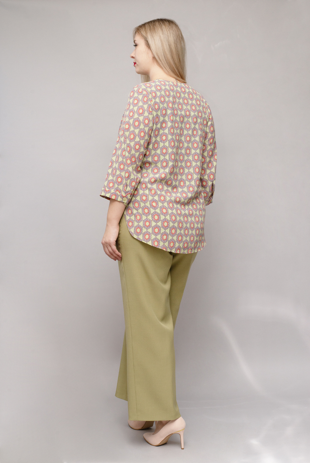 Блузка 1582А, Мозаика #176Моза091582А