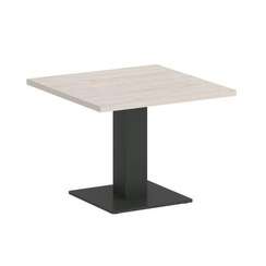 Onix Direct Стол журнальный квадратный O.SJ-2 Денвер Светлый/Металл Антрацит 600*600*450