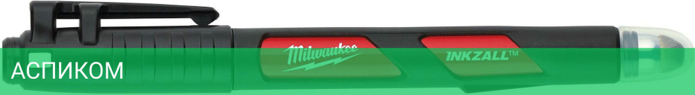 Маркер строительный Milwaukee Inkzall со стилусом черный (48223101)