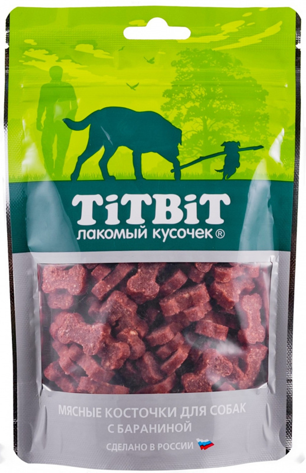 TitBit лакомство для собак Косточки мясные для собак с бараниной 145 гр.