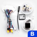 Комплект рамки с разъёмами 10''+can Toyota Corolla 11 2012-2016 E170/180 B