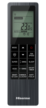 Инверторная сплит-система серии BLACK CRYSTAL SUPER DC Inverter Wi-Fi AS-10UW4RVETG01(B) (комплект)