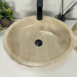 Каменная раковина из оникса Erozy White EO-04308 (53*42*16) 0213 из натурального камня