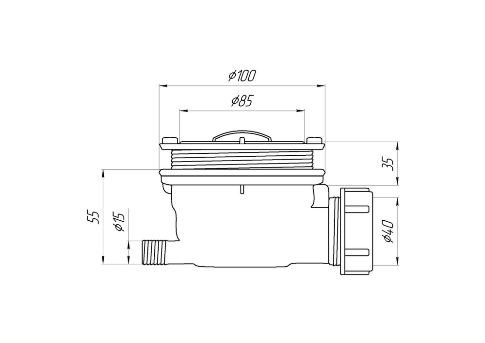 Сифон Grossman Strong GR-S90