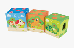 Деревянная игрушка Кубики-пирамидка (Башня-Дружбы)