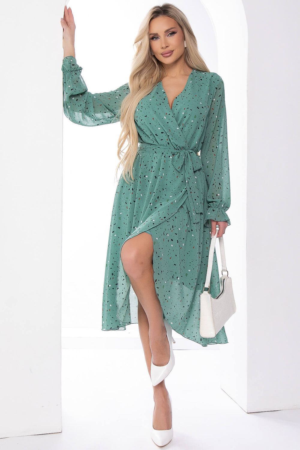 Платье "Весеннее настроение" (олива) П8243 LT Collection (Акция)