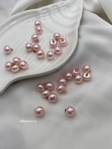 Пуговицы Жемчужные15 нежно-розовые