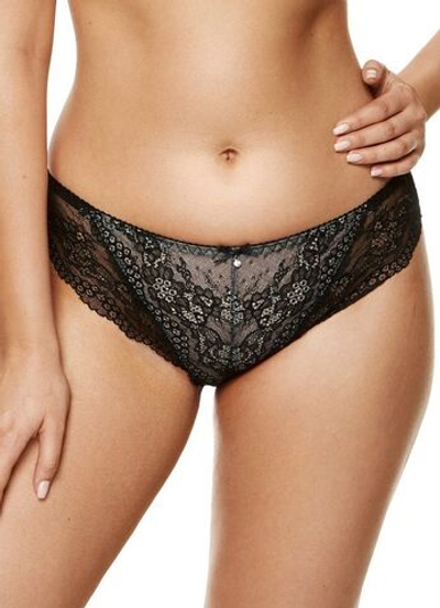 Трусики-слипы Scarlet из кружевного полотна (Размер: 46) (Цвет: черный)